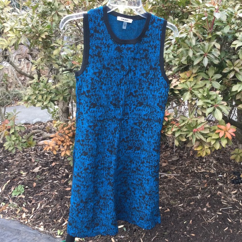 DKNYC Sleeveless A-Line Skirt Sweater Dress